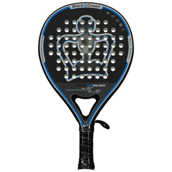 Black Crown Piton 12 Silver padel racket