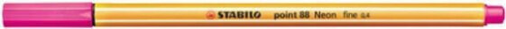 Ручка шариковая STABILO Point 88 неоновая розовая 10 шт
