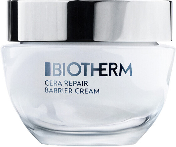 Stärkende, regenerierende und beruhigende Gesichtscreme mit Ceramiden gegen Reizungen - Biotherm Cera Repair Barrier Cream 50 ml