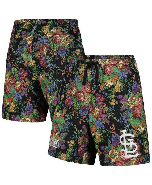 Men's Black St. Louis Cardinals Floral Shorts