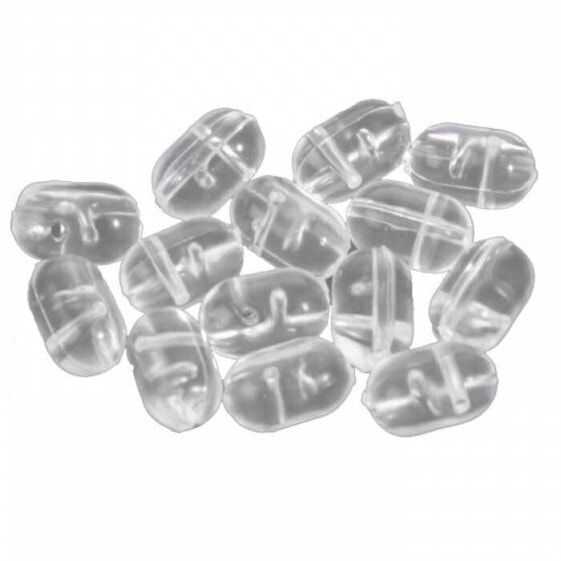 VERCELLI Double Holes Oval beads 18 units