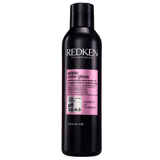 Care for intense shine of colored hair Acidic Color Gloss (Activated Glass Gloss Treatment) 237 ml