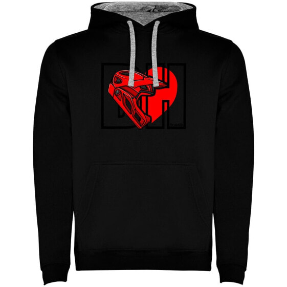 KRUSKIS I Love Downhill Two-Colour hoodie