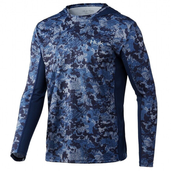 30% Off HUK Fishing Icon X Tide Change Camo Hoodie | Pick Color/Size | Free Ship