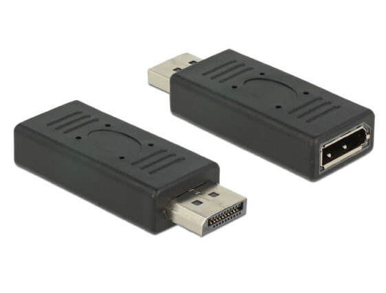 Delock 2xDisplayport 1.2 - Displayport 1.2 - Displayport 1.2 - Black