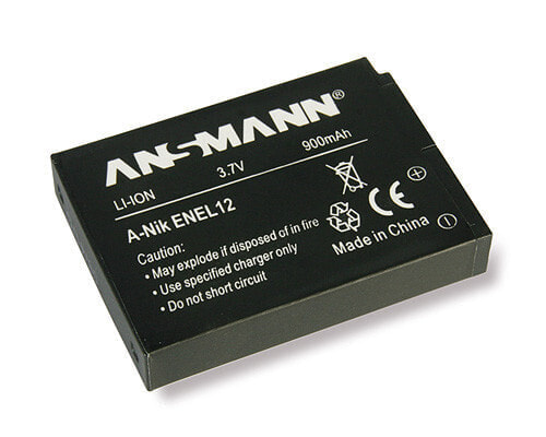 Литий-ионный аккумулятор ANSMANN® A-Nik EN EL 12 900 mAh 3.7 V