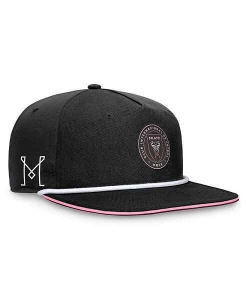 Branded Men's Black Inter Miami CF Iron Golf Snapback Hat