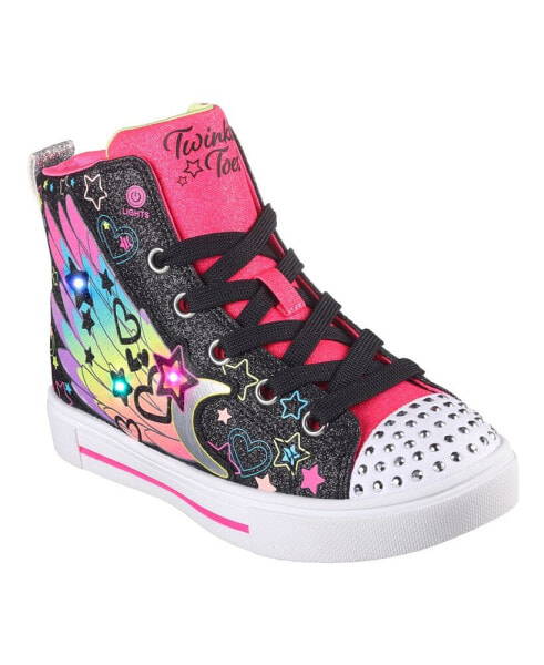 Little Girls Twinkle Toes- Twinkle Sparks - Galaxy Glitz Light-Up Casual Sneakers from Finish Line