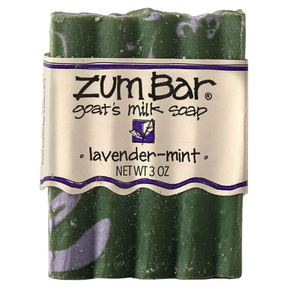 Zum Bar, Goat's Milk Soap, Lavender-Mint, 3 oz