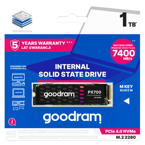 Жесткий диск GoodRam PX700 SSD 1 TB SSD