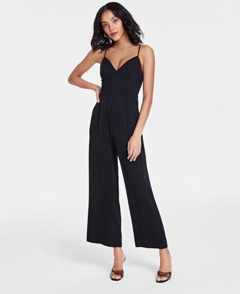 Women's Sleeveless Sweetheart Jumpsuit, Created for Macy's