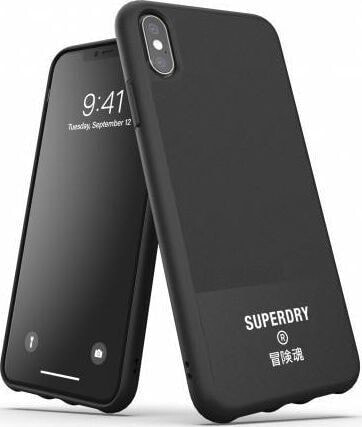 Чехол для смартфона Superdry ETUI SUPERDRY MOULDED CASE CANVAS IPHONE XS MAX CZARNY