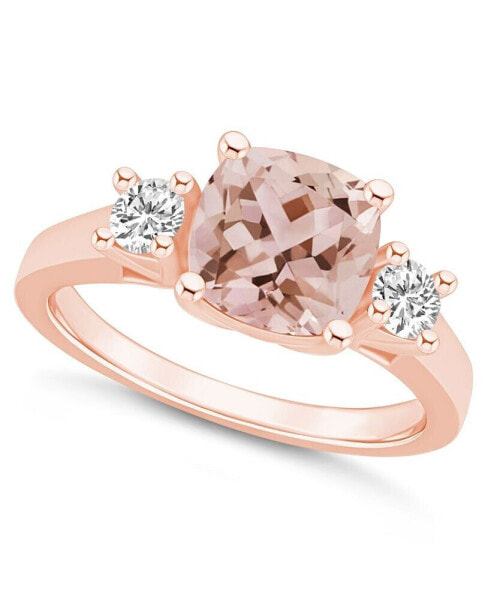 Кольцо Macy's Morganite and Diamond