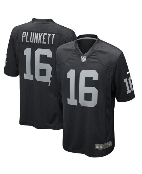 Men's Jim Plunkett Black Las Vegas Raiders Game Retired Player Jersey