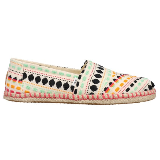 TOMS Alpargata Rope Slip On Womens Off White Flats Casual 10018162T
