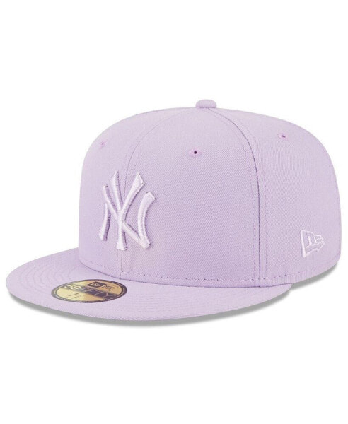 Men's Lavender New York Yankees 2023 Spring Color Basic 59FIFTY Fitted Hat