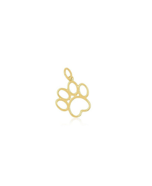 Mini Gold Paw Charm