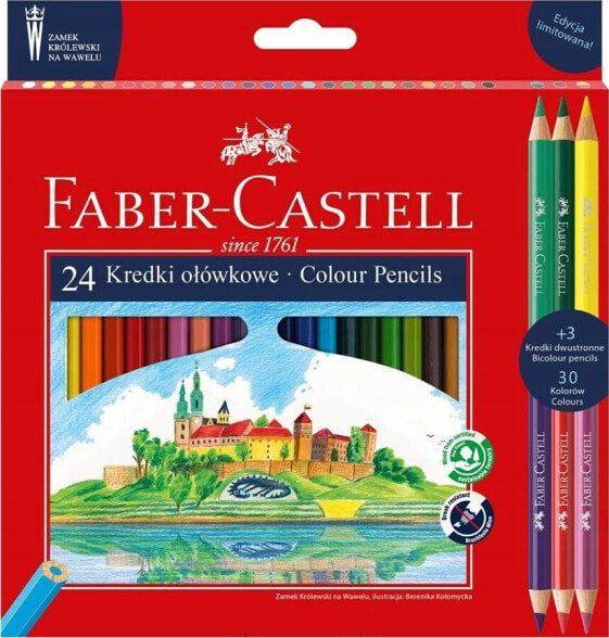 Faber-Castell Kredki ołówkowe Faber-Castell WAWEL 24+3 szt.