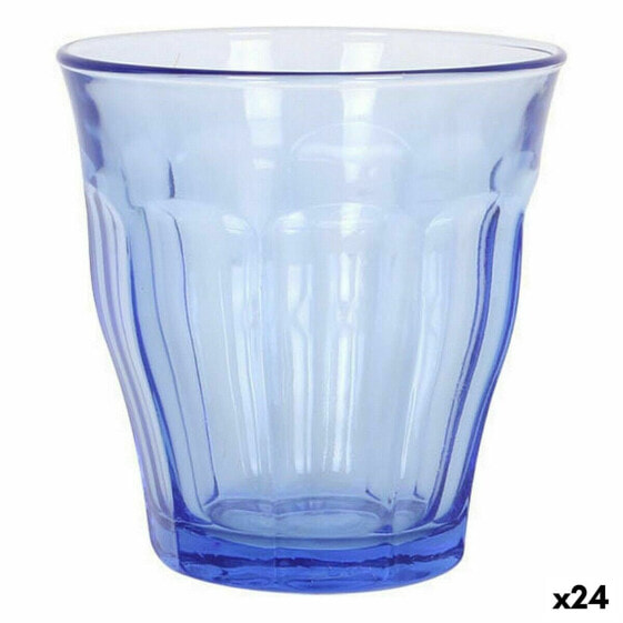 Glass Duralex Picardie Blue 250 ml (24 Units)