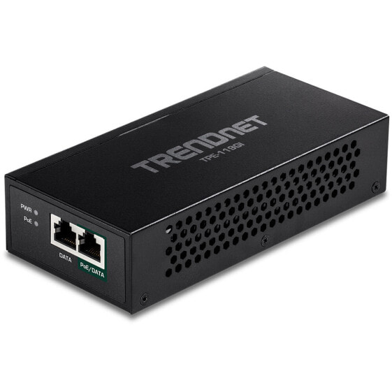 TRENDnet TPE-119GI - Gigabit Ethernet - 10,100,1000 Mbit/s - IEEE 802.3 - IEEE 802.3ab - IEEE 802.3af - IEEE 802.3at - IEEE 802.3bt - IEEE 802.3u - Black - PoE - Power - CE - FCC - ETL