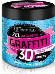 Гель для укладки волос Bielenda Graffiti 3D сильный с питательным эффектом 250 мл