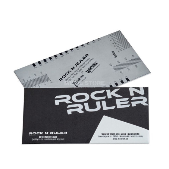 Rockbag Rock'n'Ruler String Action Gauge