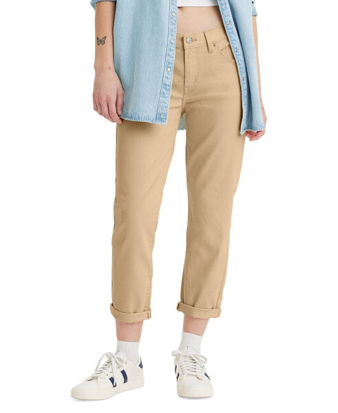 Trendy Plus Size Mid-Rise Boyfriend Jeans