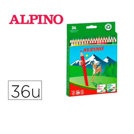 Цветные карандаши Alpino AL010600 Разноцветный 36 Предметы