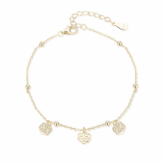 Charming gilded bracelet with pendants B0000580