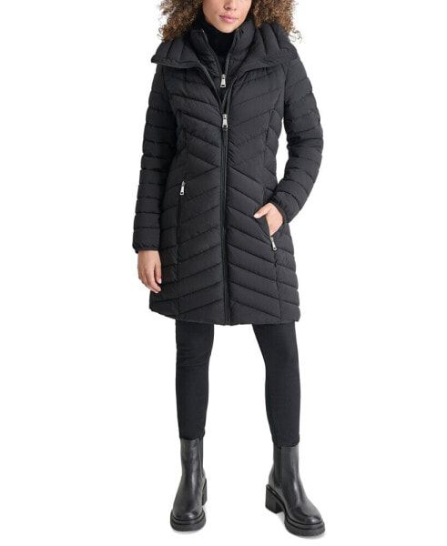 Women's Bibbed Packable Puffer Coat