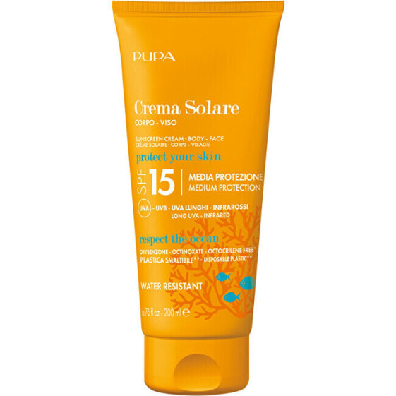 Sunscreen cream SPF 15 (Sunscreen Cream) 200 ml