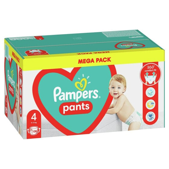 Одноразовые подгузники Pampers Pants 4 (108 штук)