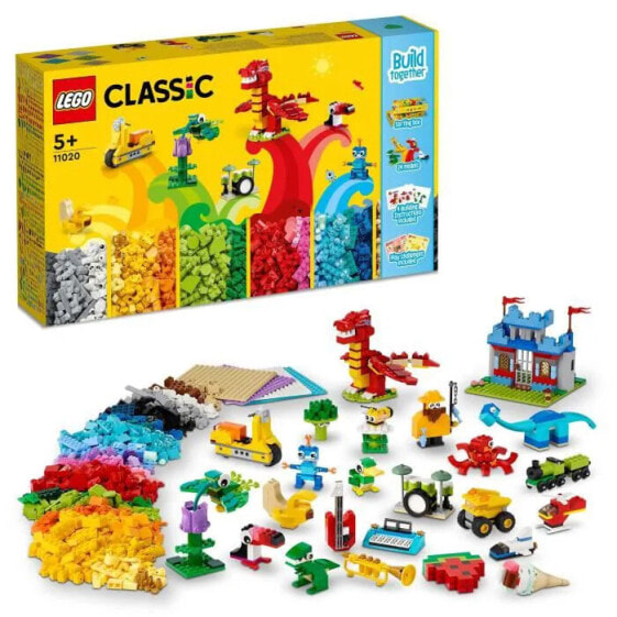 Конструктор пластиковый Lego Classic 11020 Bauset для строительства замка, поезда и других объектов