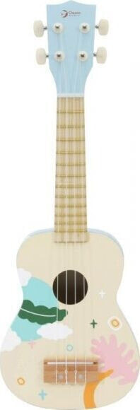 Classic World CLASSIC WORLD Drewniane Ukulele Gitara dla Dzieci Niebieskie