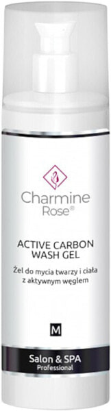 Gesichts- und Körperwaschgel mit Aktivkohle - Charmine Rose Active Carbon Wash Gel 200 ml