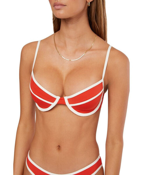 Women's Sweetheart-Neck Underwire Bikini Top