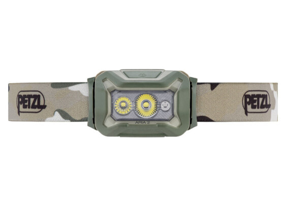 Petzl Aria 2 RGB - Headband flashlight - Camouflage - Duraluminium - Rubber - Buttons - 1 m - IP67
