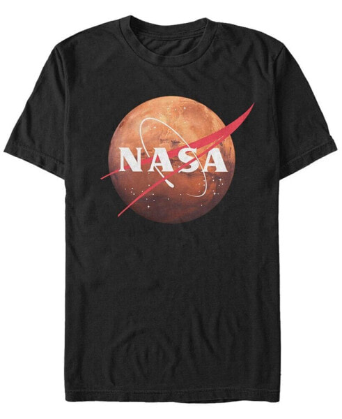 NASA Men's Mars Profile Swoosh Short T-Shirt