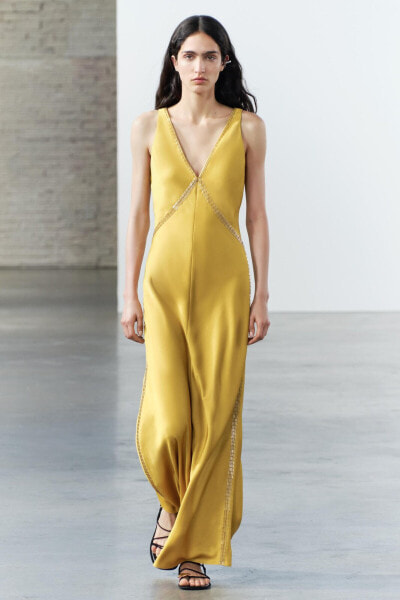 Satin slip dress - zw collection