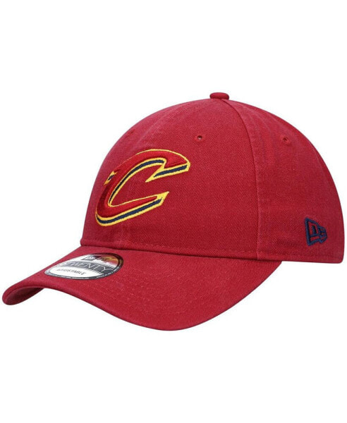 Men's Wine Cleveland Cavaliers Official Logo 9TWENTY Team Color Adjustable Hat