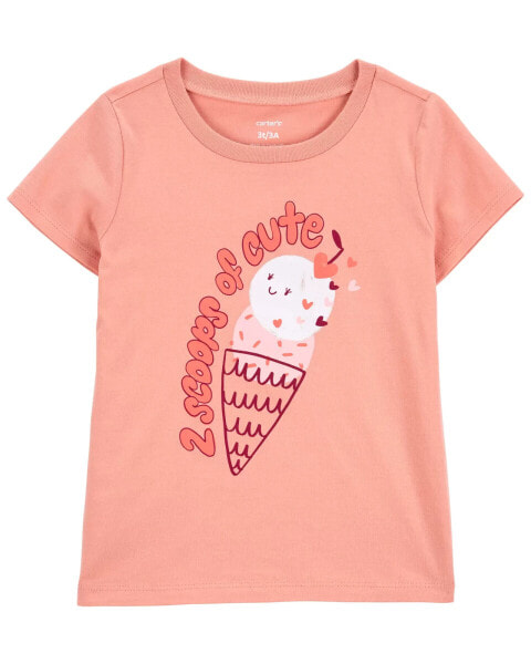 Toddler Ice Cream Graphic Tee 2T