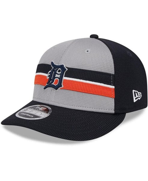 Men's Gray Detroit Tigers 2024 Batting Practice Low Profile 9FIFTY Snapback Hat