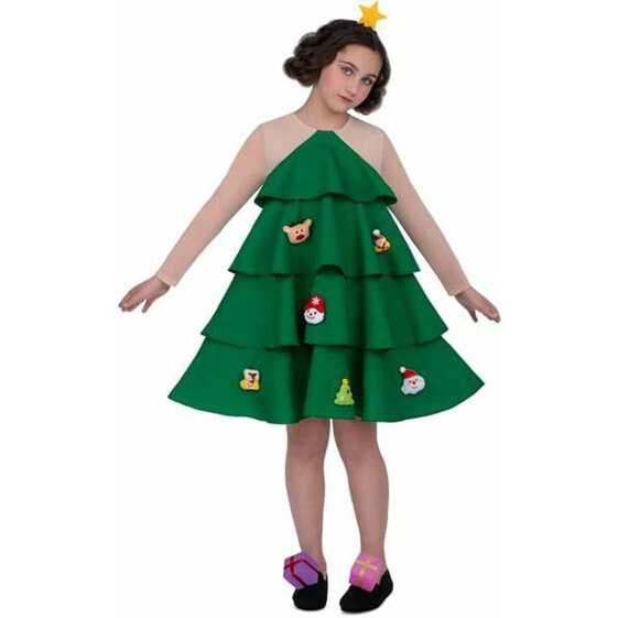 Costume for Children My Other Me Green Christmas Tree M 10-12 Years