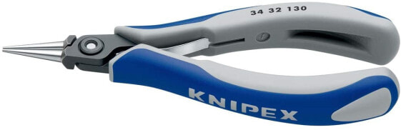 Knipex Präzisions-Elektronik-Greifzange brüniert, mit Mehrkomponenten-Hüllen 130 mm 34 52 130