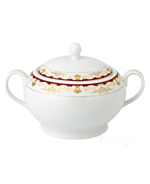 La Luna Collection New Bone China Soup Tureen and Lid, Mabel Design