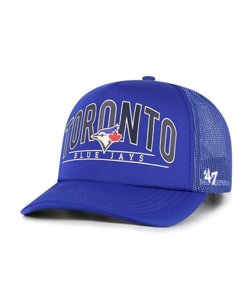 Men's Royal Toronto Blue Jays Backhaul Foam Trucker Snapback Hat