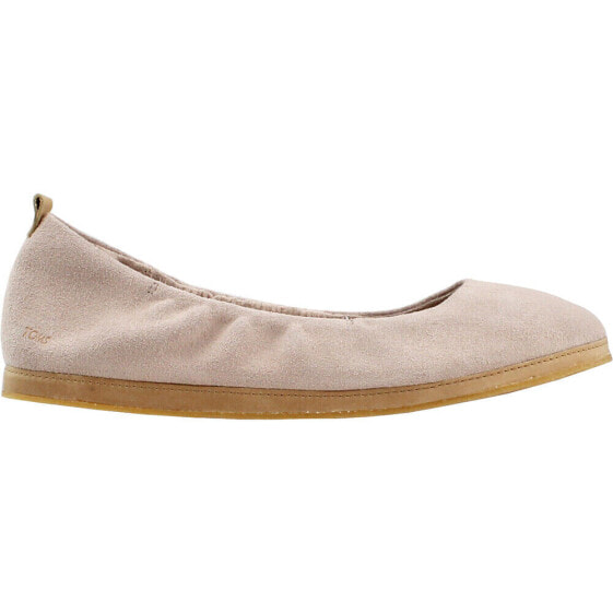 TOMS Olivia Ballet Womens Beige Flats Casual 10012398