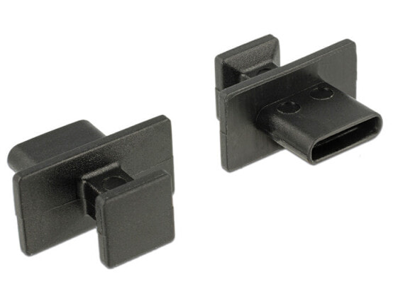 Delock 64015 - USB Type-C - Black - Polyethylene (PE) - 13.9 mm - 14.2 mm - 7.6 mm
