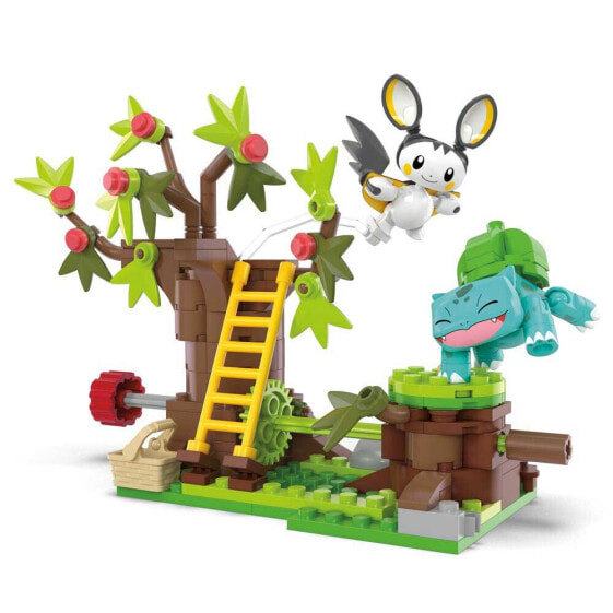 MEGA Pokémon Emolga And Bulbasaur In The Enchanting Forest Construction Game