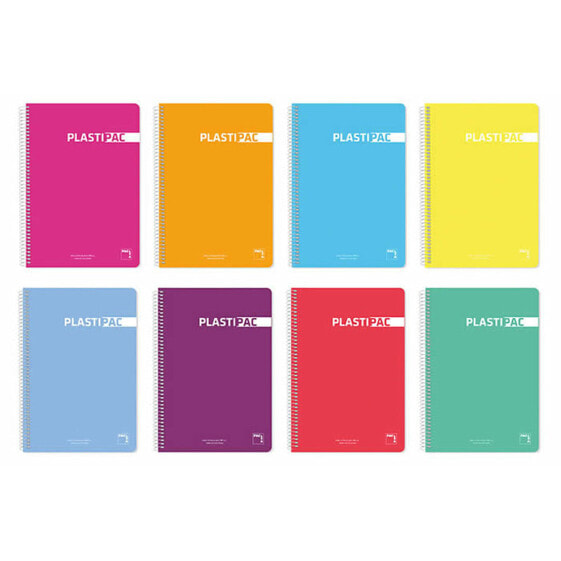 ноутбук Pacsa Plastipac Разноцветный Четверть 5 Предметы 80 Листья